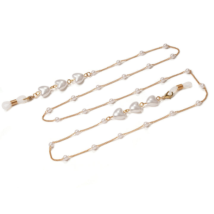 Heart-Embellished Eyewear Chain Kalsten