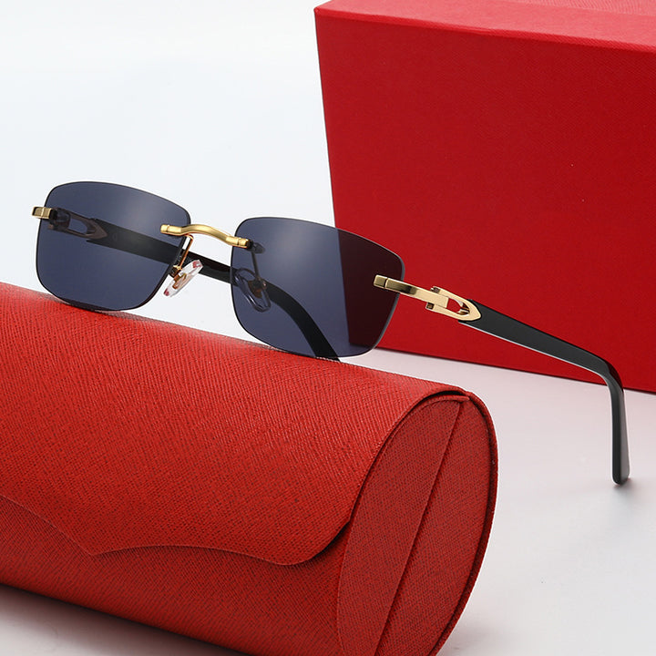 Women's elegant and fashionable glasses with filigree metal frame Kalsten
