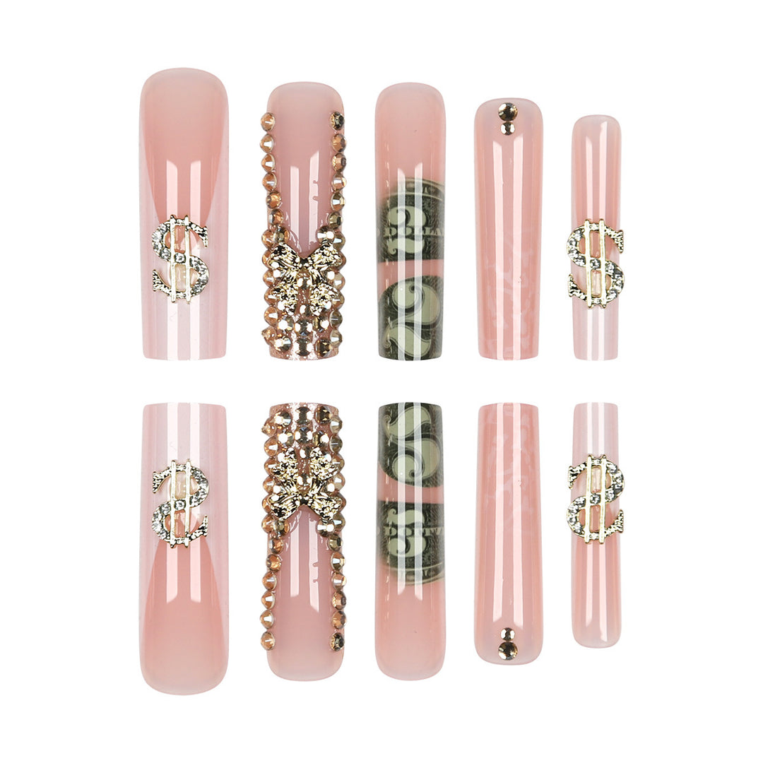 Artistic Decorative Press-On Nails Kalsten