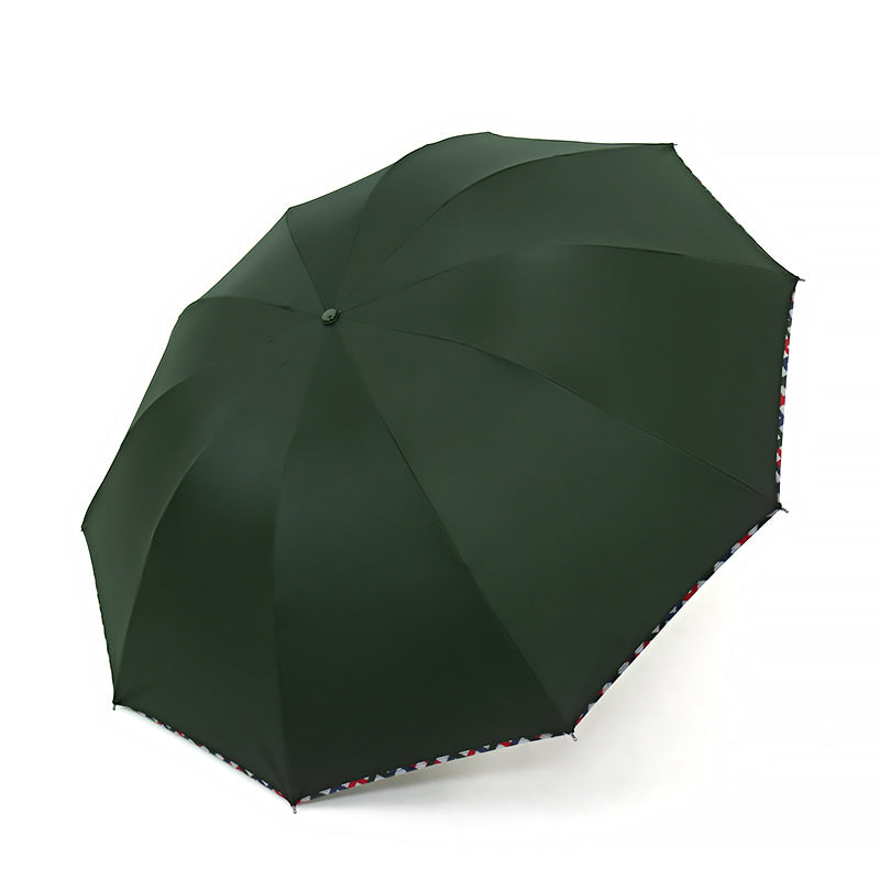 Ladies umbrella with floral design and reinforced frame Kalsten