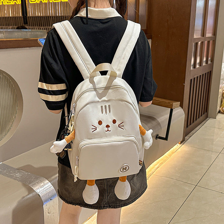 Plush Cat-Themed Backpack Kalsten