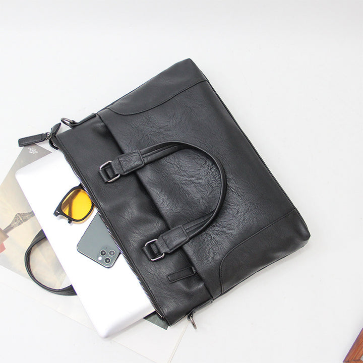 Elegant Briefcase with Removable Shoulder Strap Kalsten