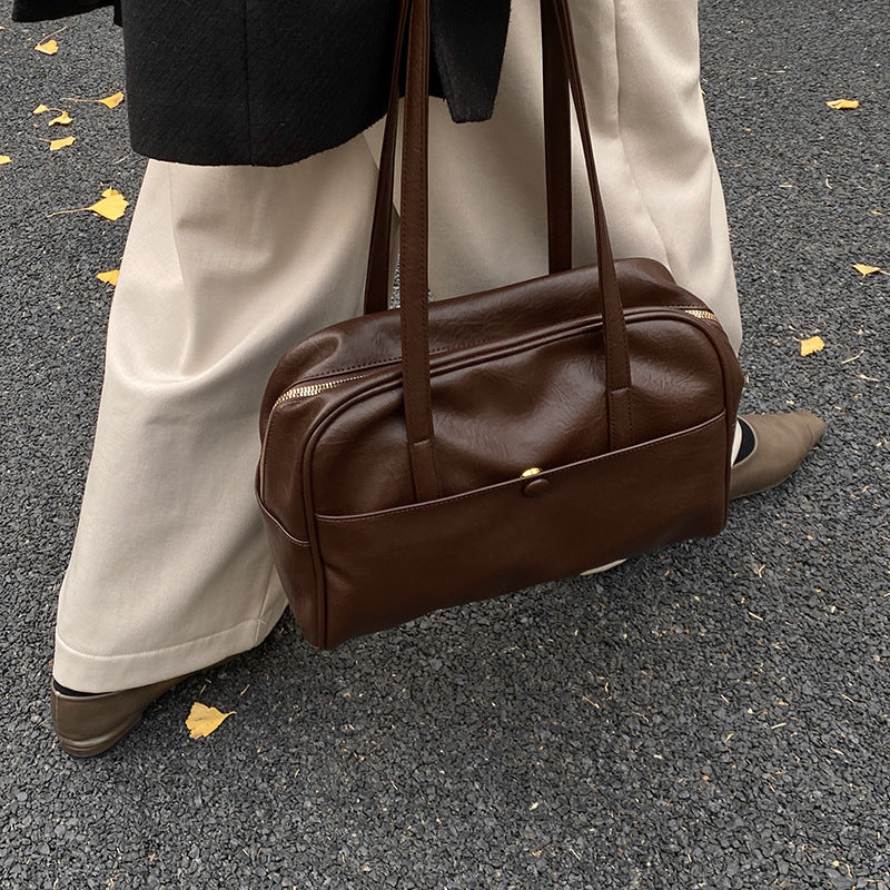 Chic Structured Handheld Tote Bag