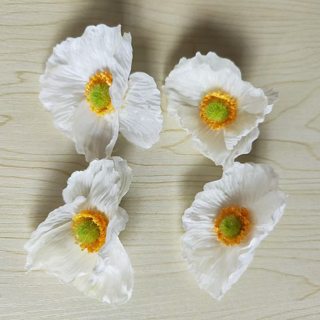 Realistic Silk Flower Embellishments