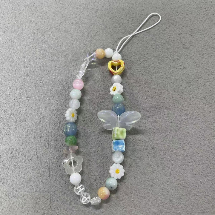 Charming Beaded Butterfly Lanyard Kalsten
