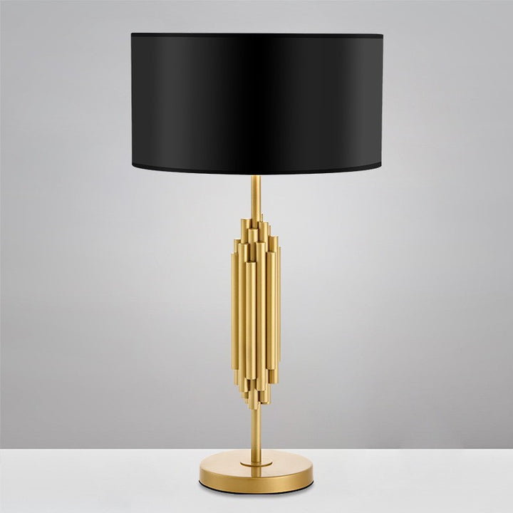 Sculptural Gold Accent Table Lamp