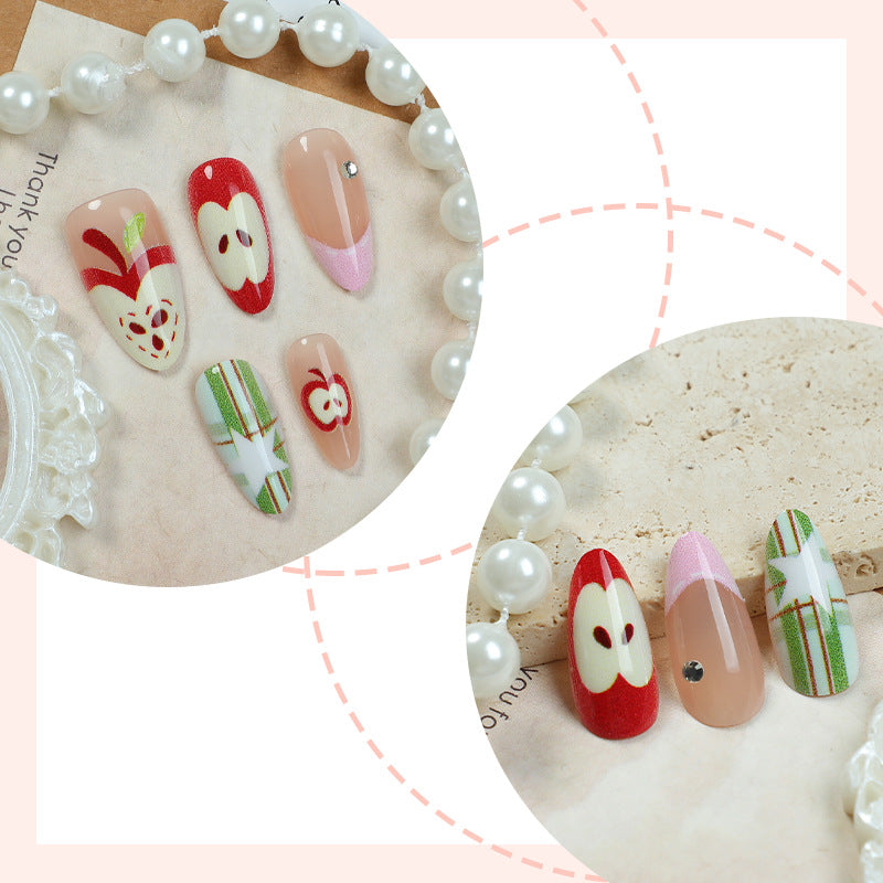 Whimsical Themed Press-On Nail Art Set Kalsten