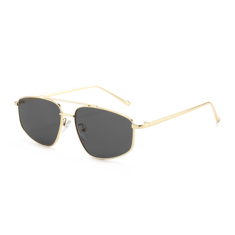 Women's geometric sunglasses with high-quality metal frame and polarized lenses Kalsten