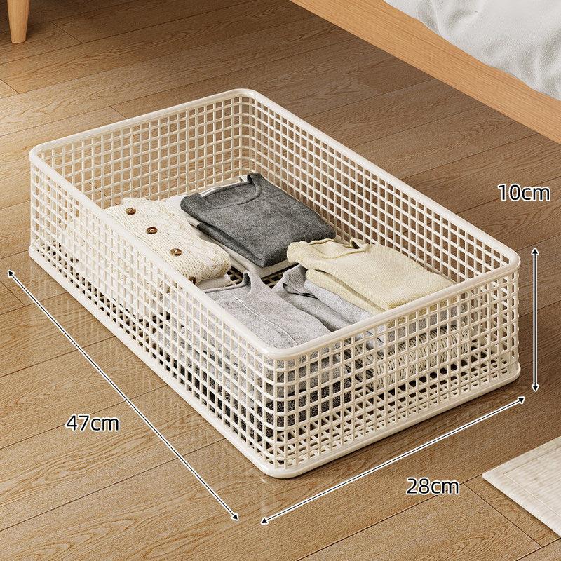 Large Metal Grid Under-Bed Storage Basket
