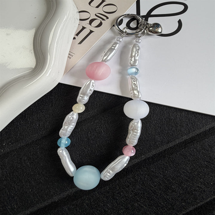 Elegant Beaded Charm Keychain Kalsten 1790134705