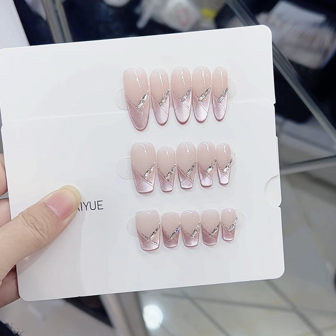 Elegant Gel Press-On Nail Set Kalsten