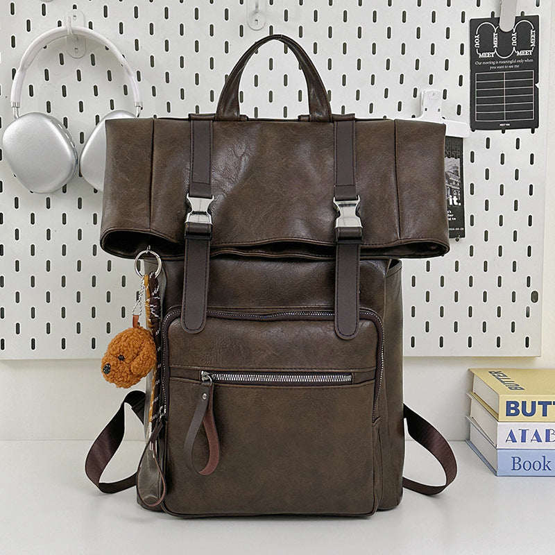 Stylish Leather Backpack Kalsten