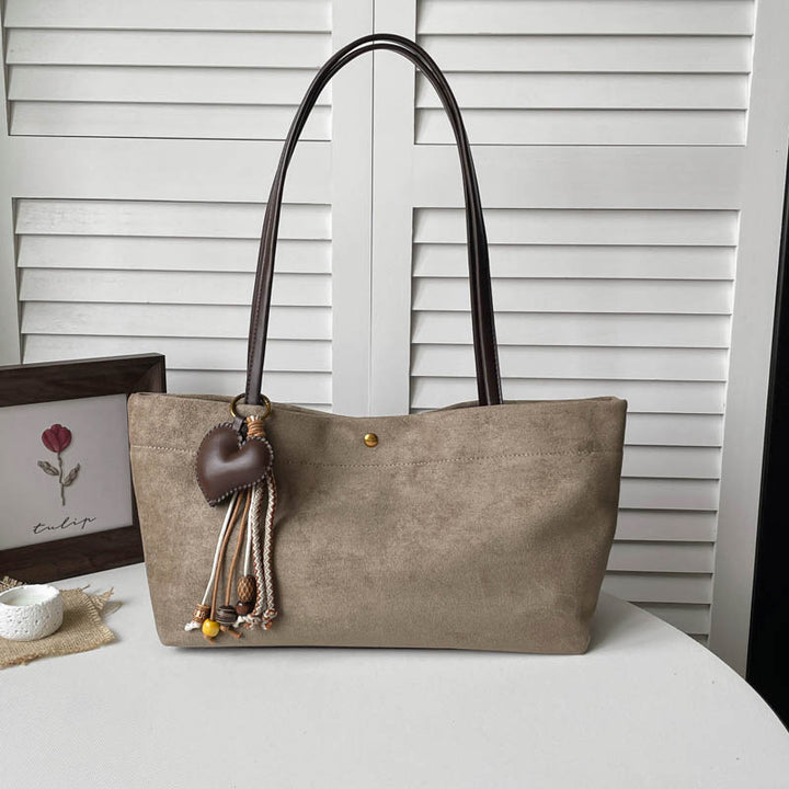 Suede Shoulder Tote Bag Kalsten