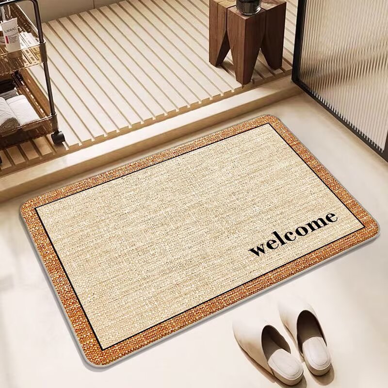 Butterfly-Inspired Decorative Bath Mat Kalsten