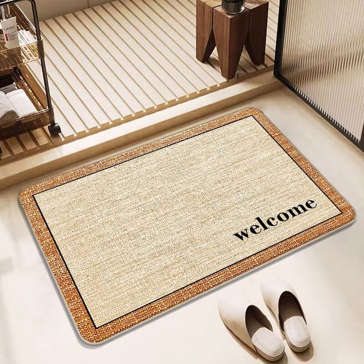 Butterfly-Inspired Decorative Bath Mat Kalsten