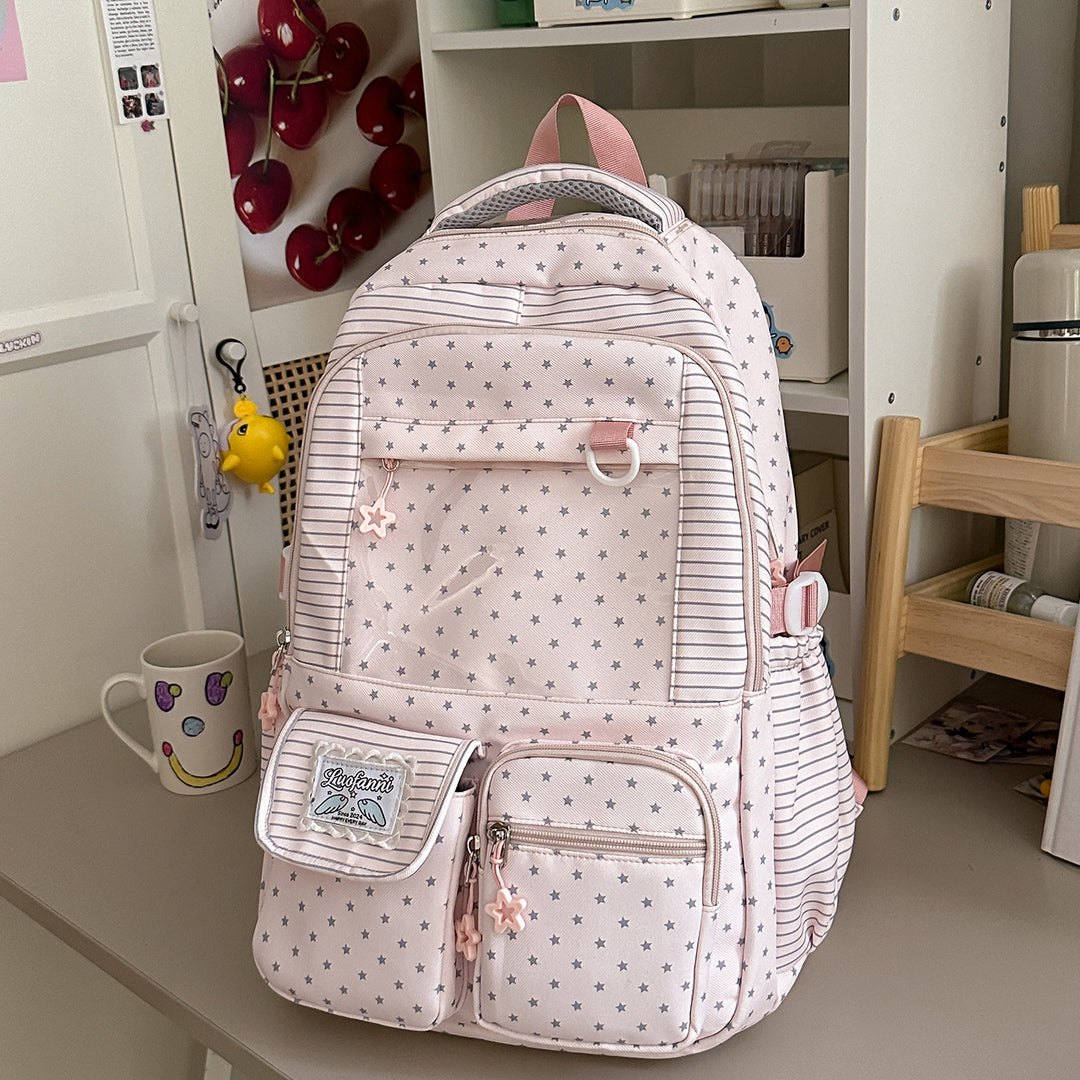 Stylish Multi-Functional Star Print Backpack Kalsten