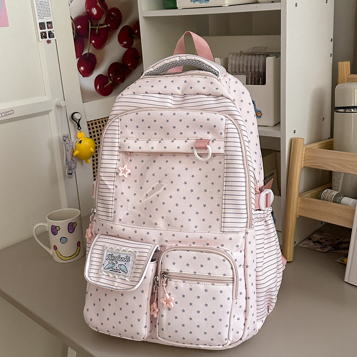 Stylish Multi-Functional Star Print Backpack Kalsten