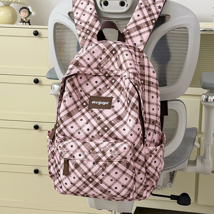 Stylish Lightweight Backpack with Cute Teddy Bear Keychain Kalsten