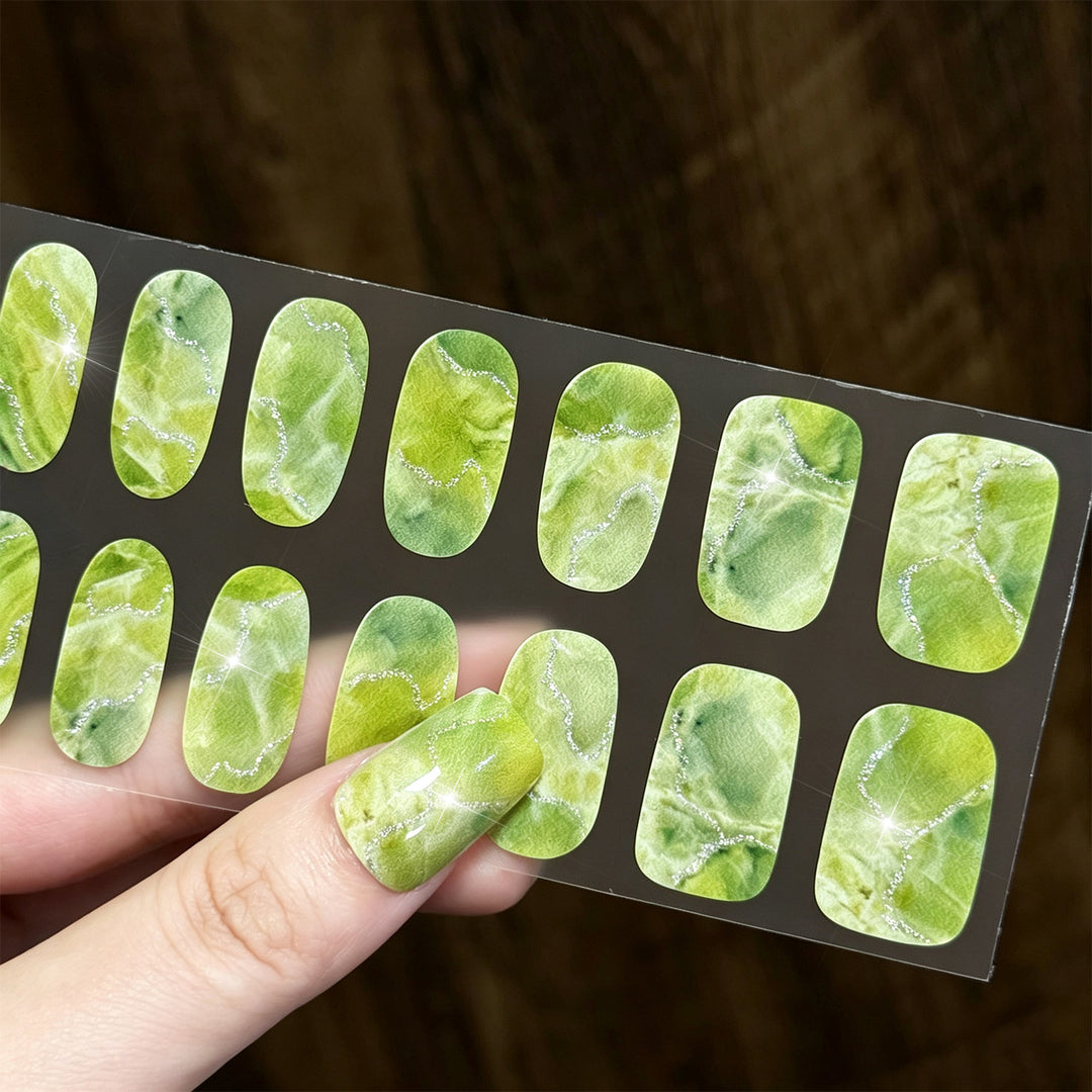 Artistic Watercolor Nail Wraps