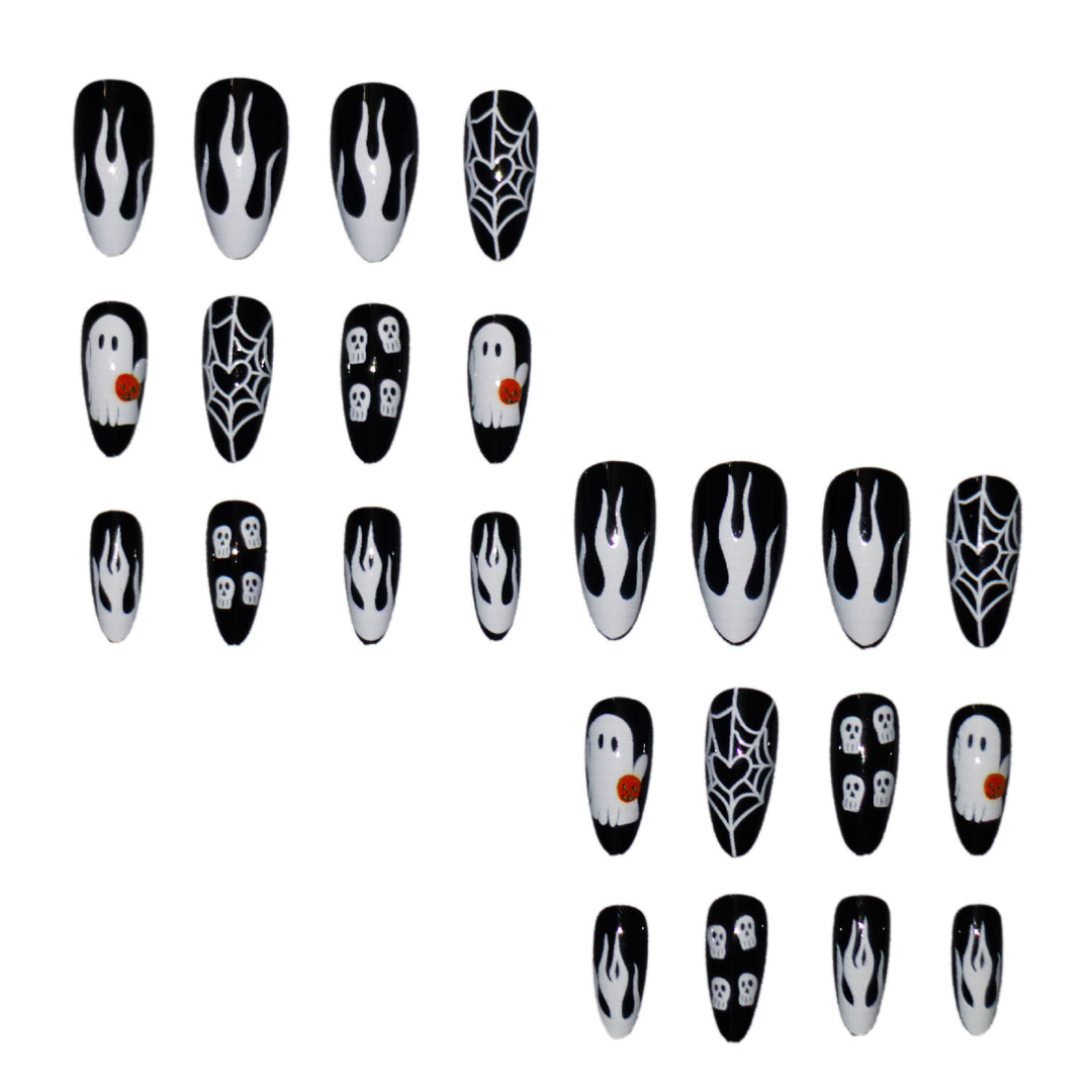 Halloween-Themed Artistic Press-On Nails Set Kalsten