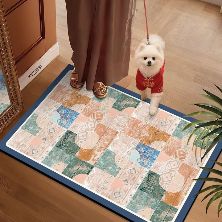 Colorful Patterned Floor Mat Kalsten