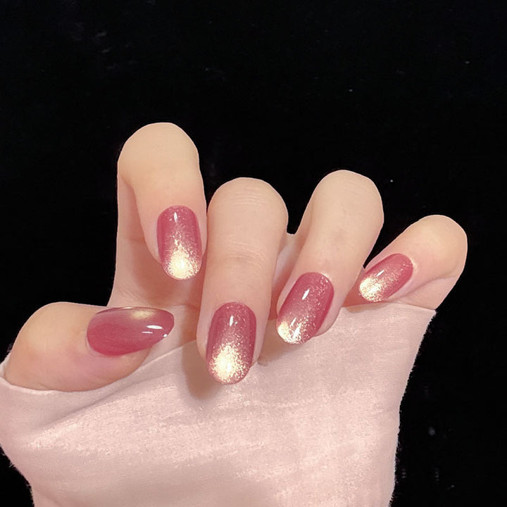 Stylish Ombre Glitter Press-On Nails