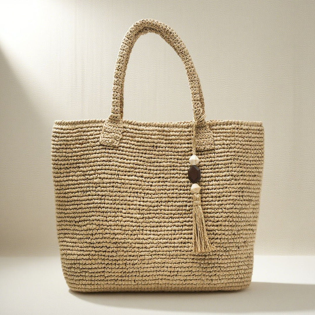 Braided natural material bag Kalsten