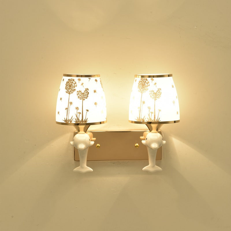 Dolphin-Themed Wall Light Fixture