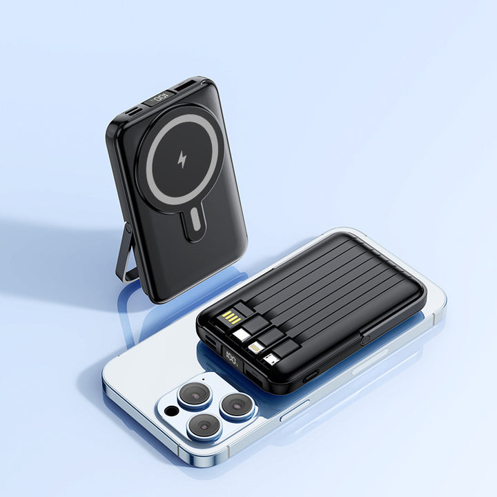Portable power bank with Magsafe technology by Kalsten