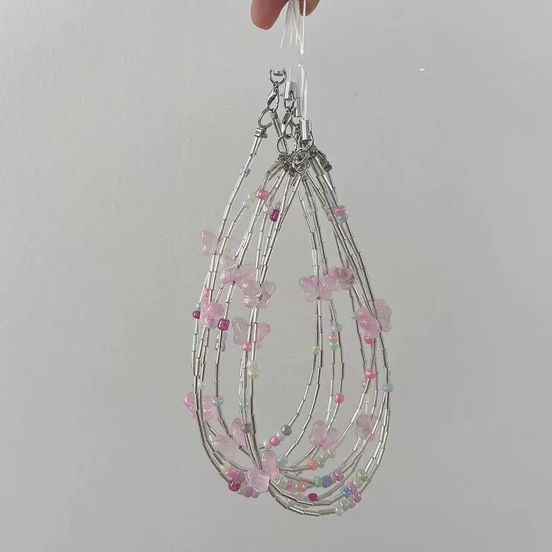 Decorative Butterfly Charm Eyewear Lanyard Kalsten