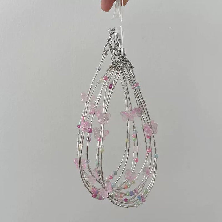 Decorative Butterfly Charm Eyewear Lanyard Kalsten