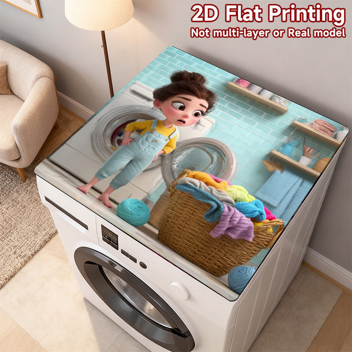 Decorative Laundry Basket Mat