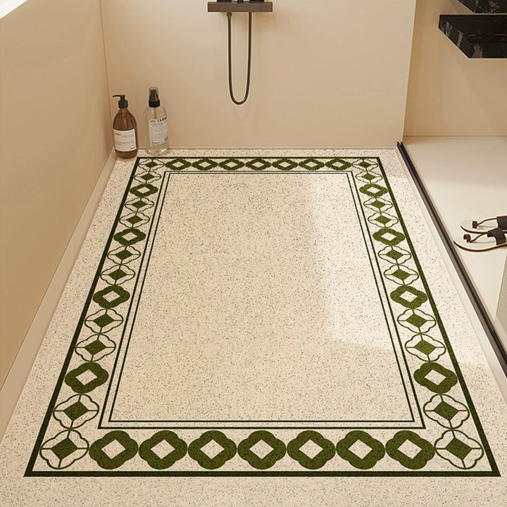 Decorative Floral Bath Mat