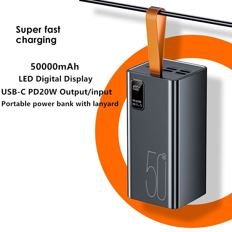 Power bank with digital charging display and high performance Kalsten