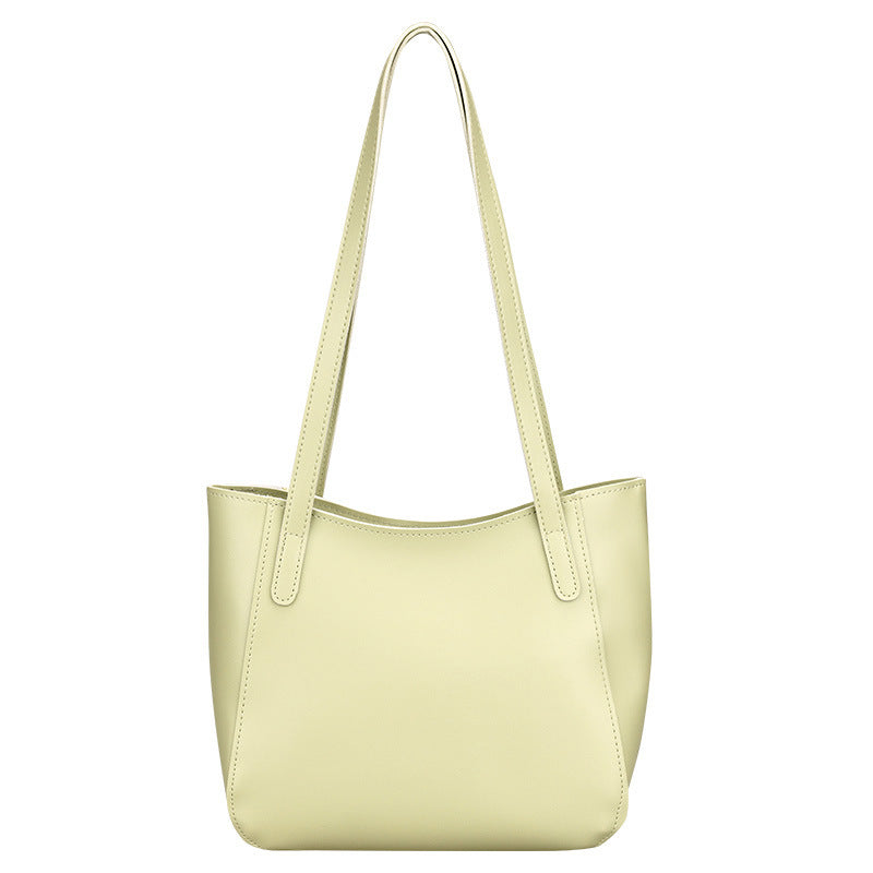 Minimalist Faux Leather Tote Bag
