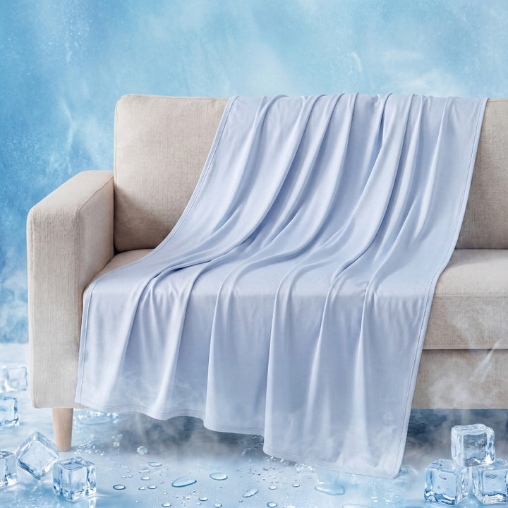 Unisex nan thermoregulating cashmere look cuddly blanket made of microfiber extra large Kalsten