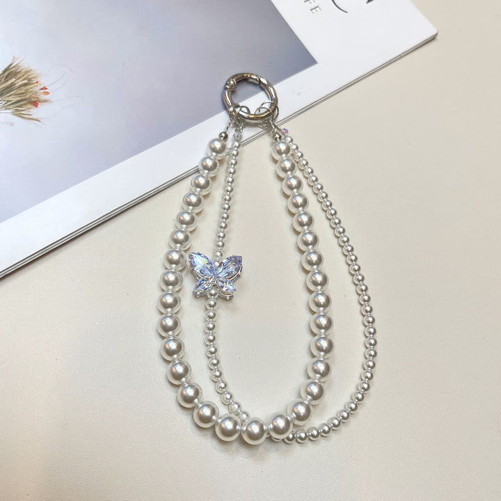 Elegant Pearl Beaded Eyewear Chain Holder Kalsten