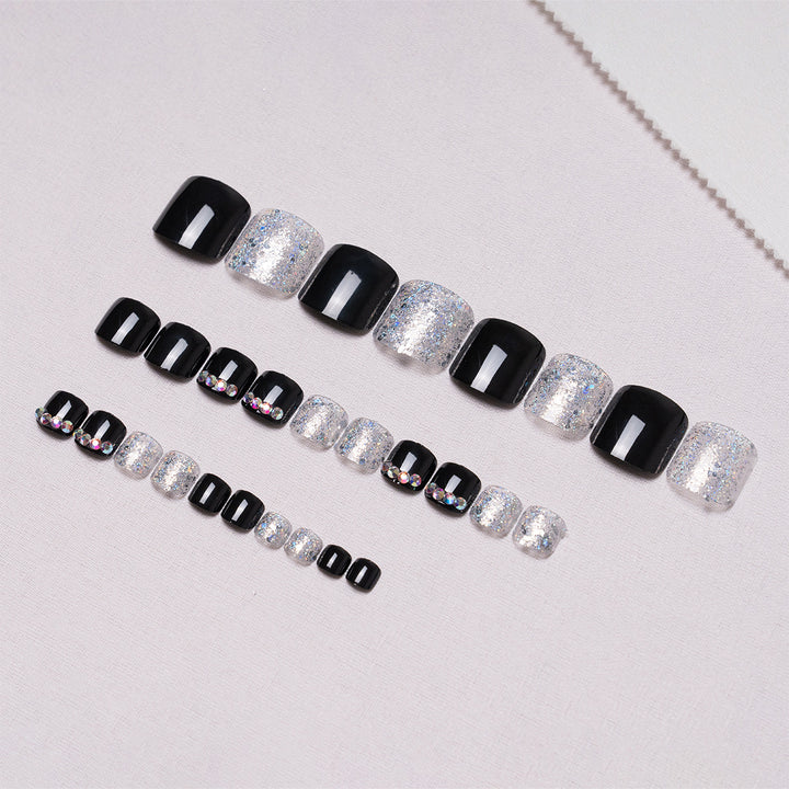 Glittering Rhinestone Pedicure Kit
