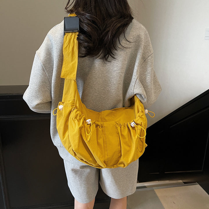 Casual Drawstring Hobo Shoulder Bag