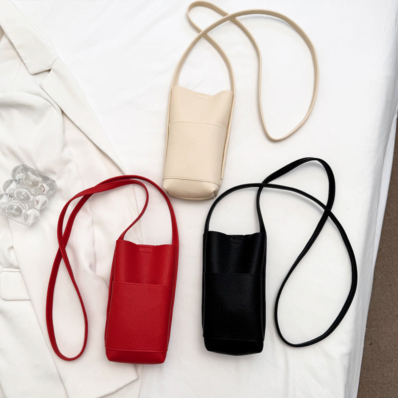 Minimalist Textured Crossbody Bag