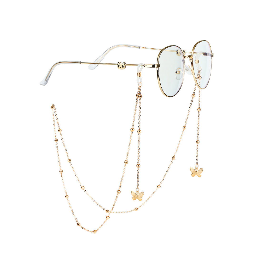 Glasses chain with butterfly pendants Kalsten