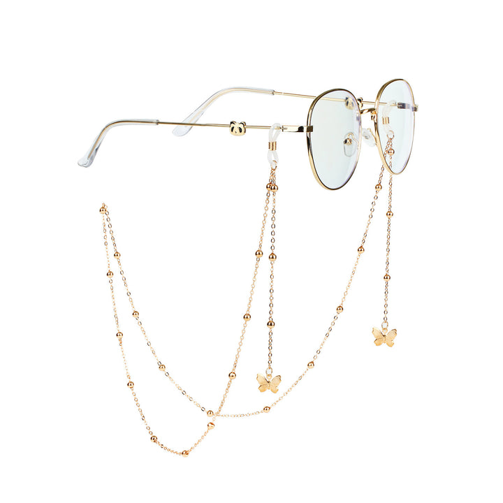 Glasses chain with butterfly pendants Kalsten