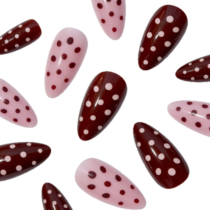 Elegant Pointed Tip Nail Art Enhancements Kalsten