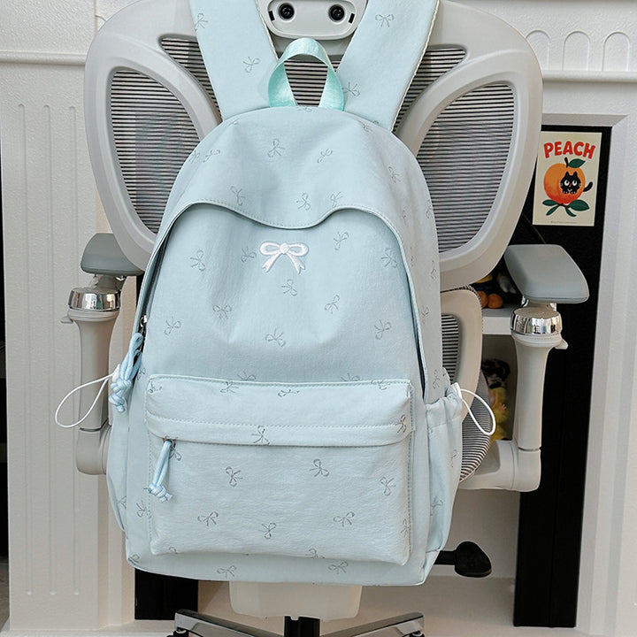 Cute Soft Fabric Mini School Backpack