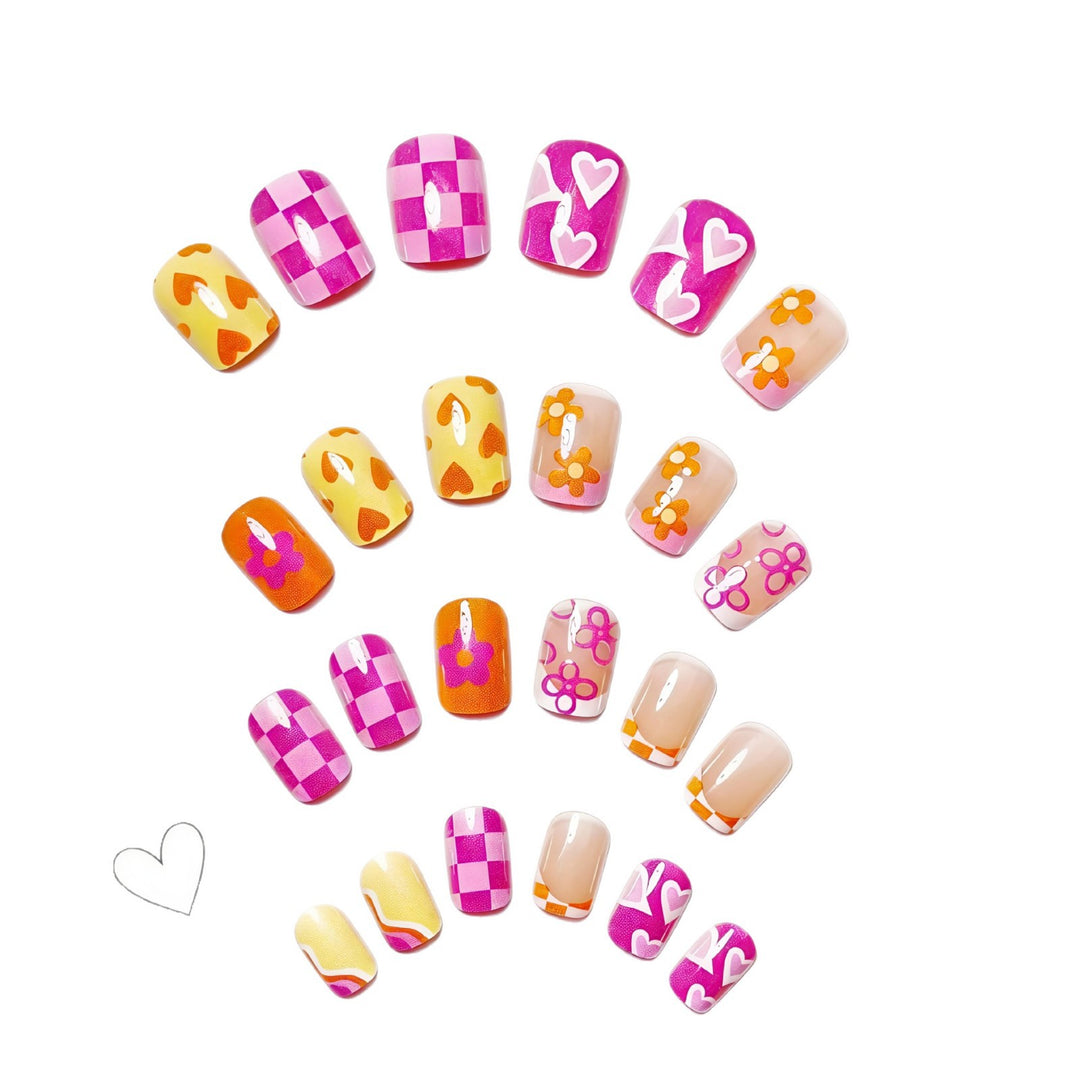 Vibrant Floral Nail Art Kalsten
