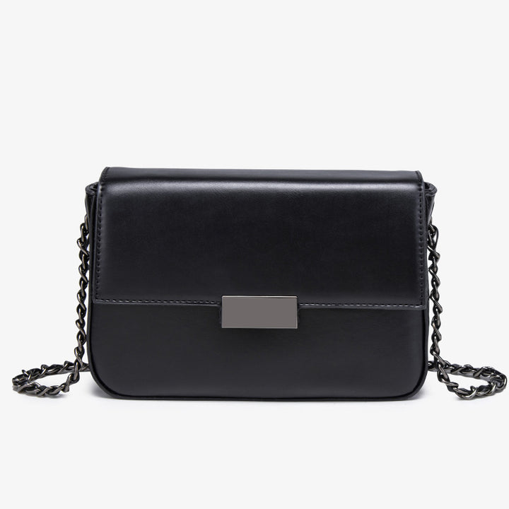 Chic Chain-Accented Crossbody Bag