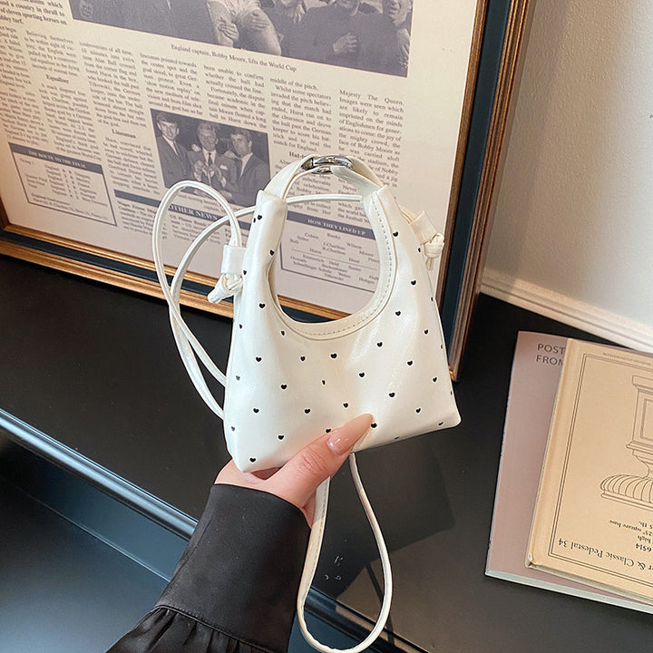 WoCute Heart-Patterned Mini Shoulder Bag Kalsten