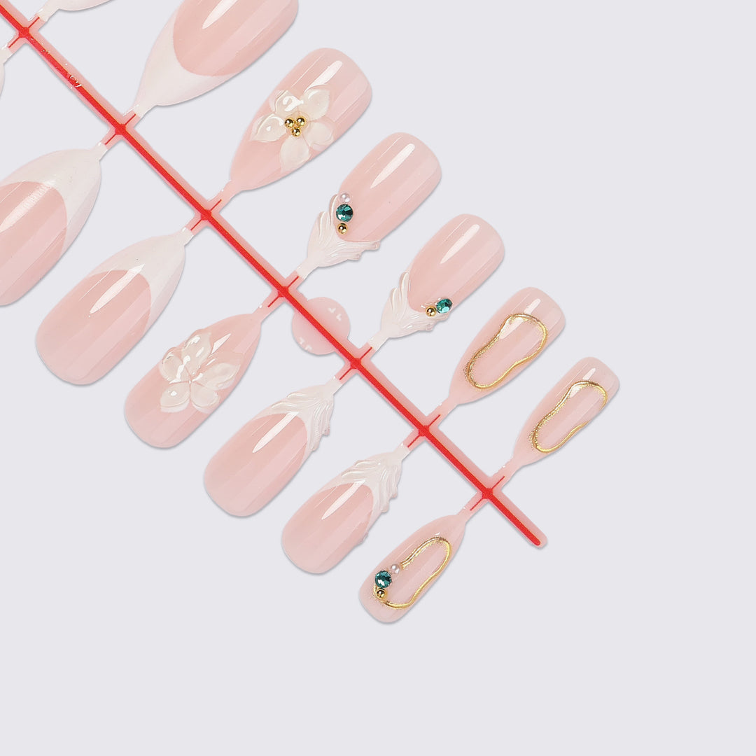 Elegant Decorative Press-On Nail Set kalsten 1788495787