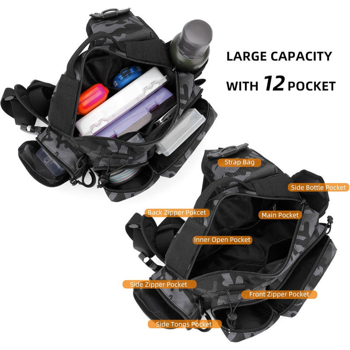 Tactical Fishing Sling Bag Kalsten