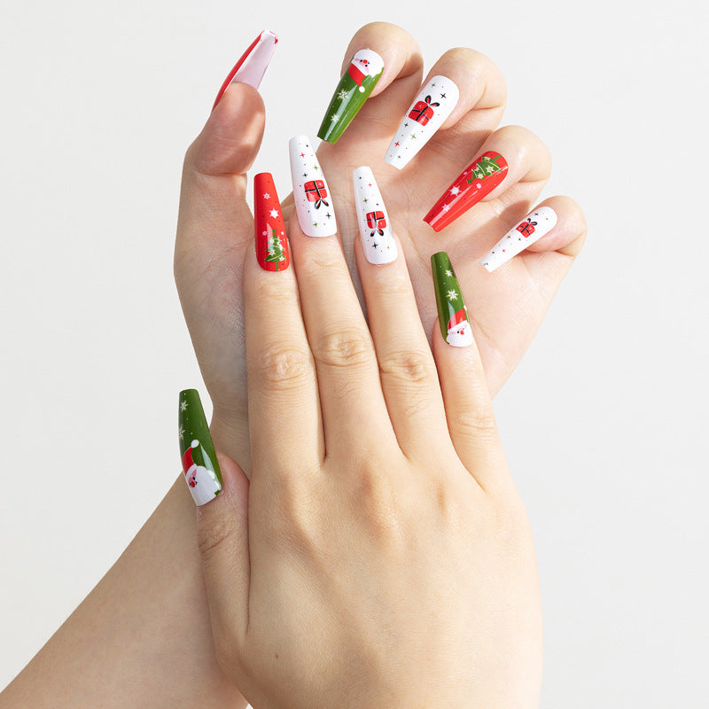 Festive Themed Press-On Nails Kalsten